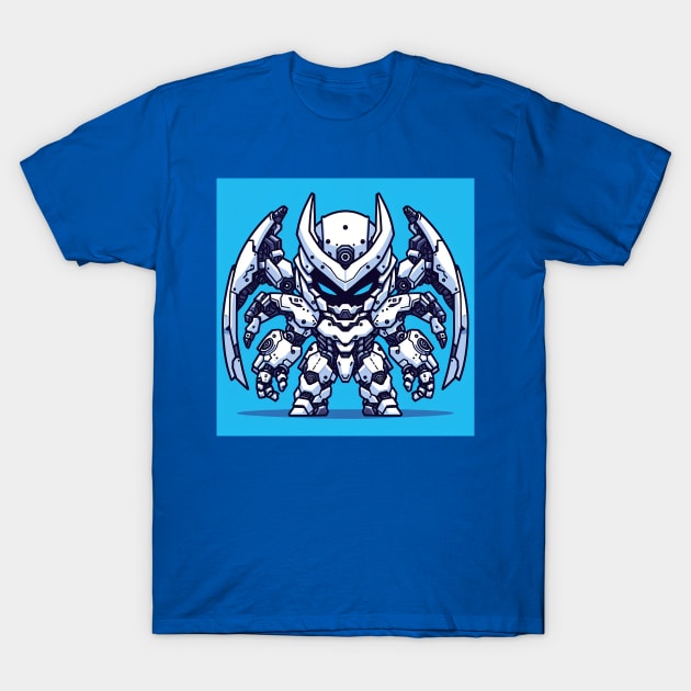 Chibi SpiderRobo White Armor T-Shirt by Mechanime World